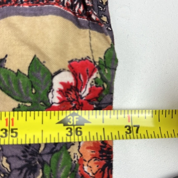 Angie Women's Red Purple Kimono Throw - Picture 5 of 7